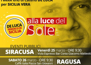 Cateno De Luca a Siracusa e Ragusa