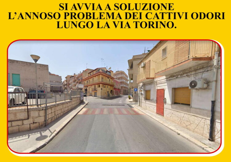 Cattivi odori in via Torino a Pozzallo: presto sarà solo un ricordo