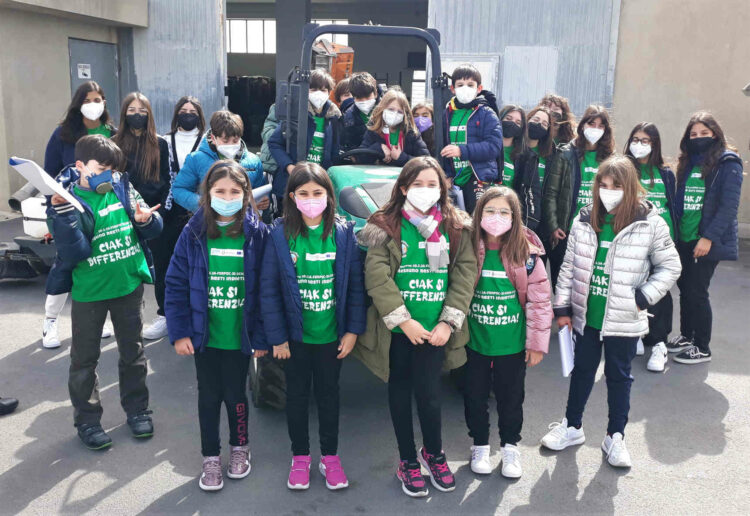 Ciak si differenzia a Comiso: la visita degli studenti