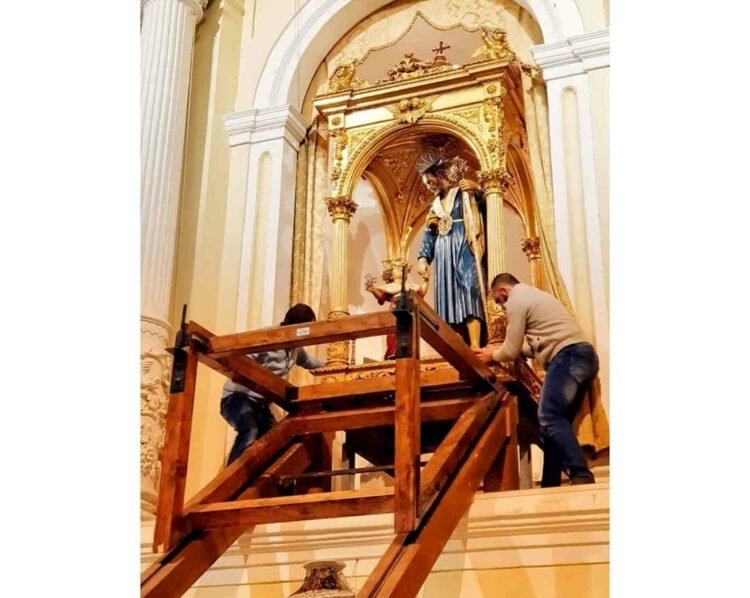 San Giuseppe a Giarratana, oggi il giorno della scinnuta