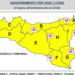Maltempo, allerta meteo gialla in Sicilia, pioggia e neve