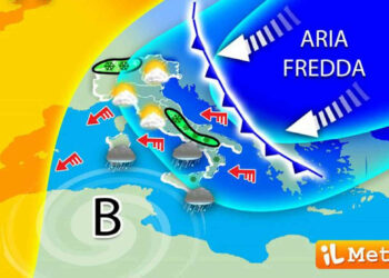 Meteo, ancora freddo e neve marroncina: poi cambia tutto