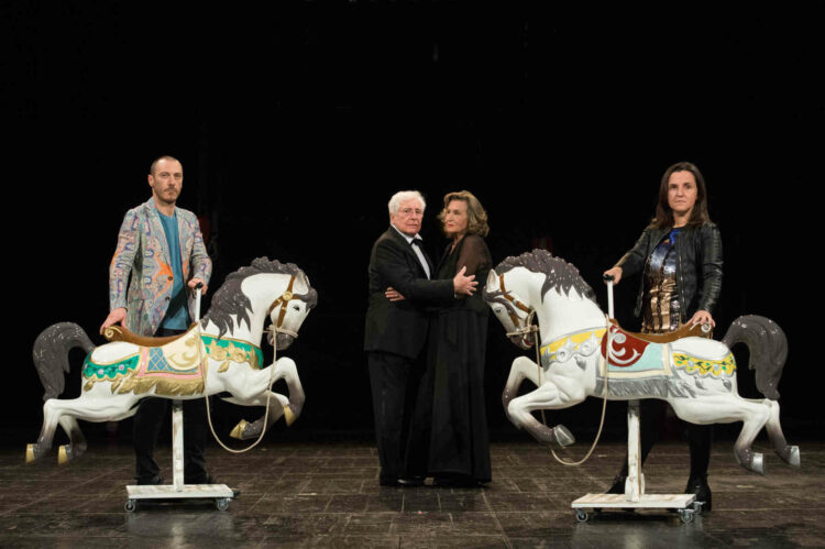 Paola Gassman e Ugo Pagliai a Modica con Rome e Giulietta