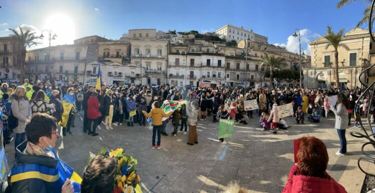 Guerra Ucraina: sit in per la pace a Modica