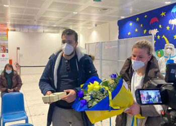 Ucraina, il pozzallese Giovanni Bruno in fuga dalla guerra finalmente a casa