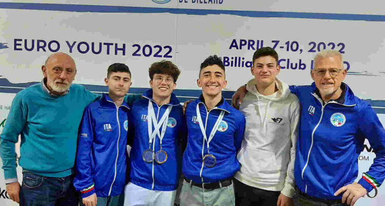 Campionati Europei Biliardo Juniores, iblei sul podio