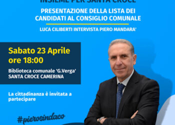 Il candidato sindaco Piero Mandarà presenta candidati lista 'Insieme per Santa Croce'