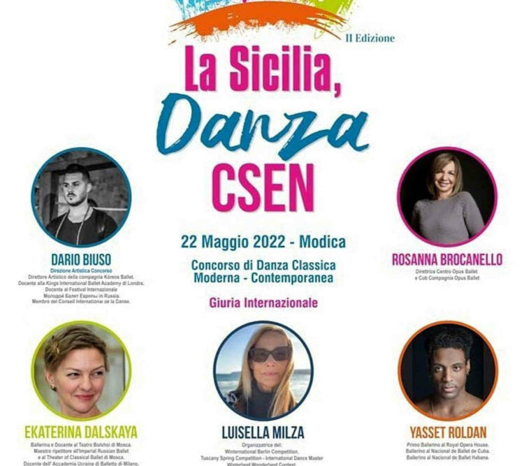 "La Sicilia, danza Csen", concorso di danza a Modica
