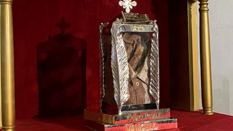 La reliquia del beato Rosario Livatino a Ragusa