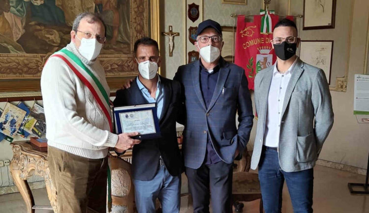Lo sciclitano Tony Liuzzo Campione Europeo in Portogallo ricevuto dal sindaco di Scicli