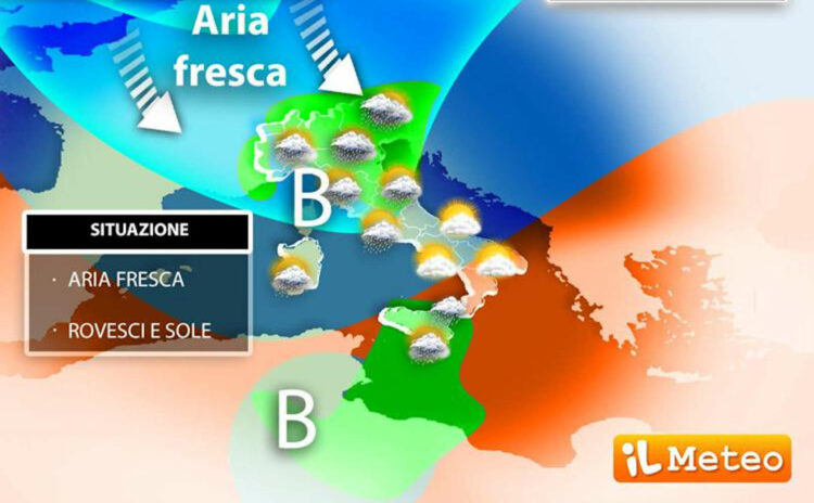 Le previsioni meteo per il 1 maggio