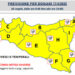 Meteo, Protezione Civile Sicilia: allerta gialla