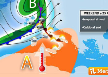 Meteo ponte del 25 aprile, temporali al nord e caldo al sud: le previsioni