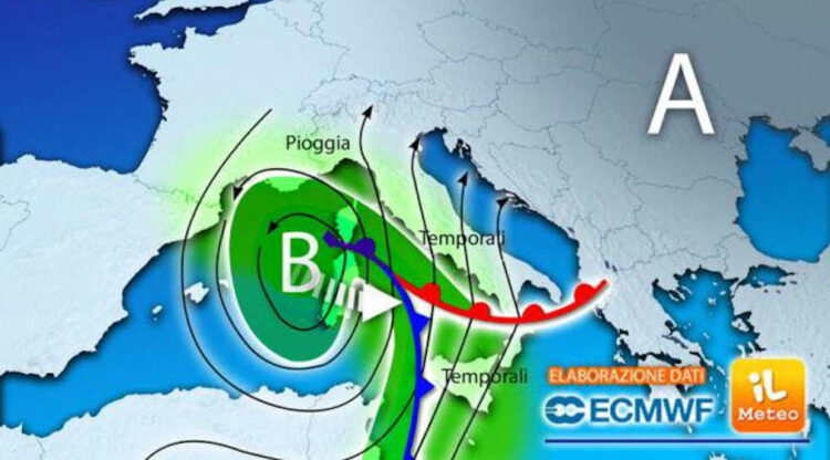 Meteo, settimana di maltempo: in arrivo temporali