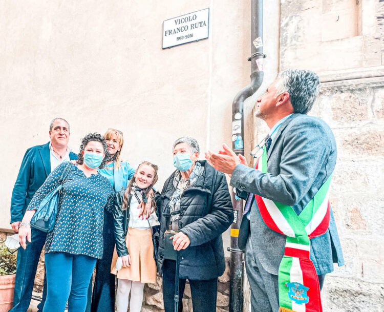 Intitolazione Vicolo Franco Ruta a Modica