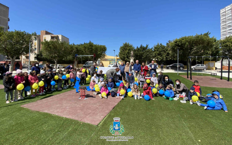 Pozzallo, inaugurato il nuovo parco giochi della piazzetta di Don Bosco