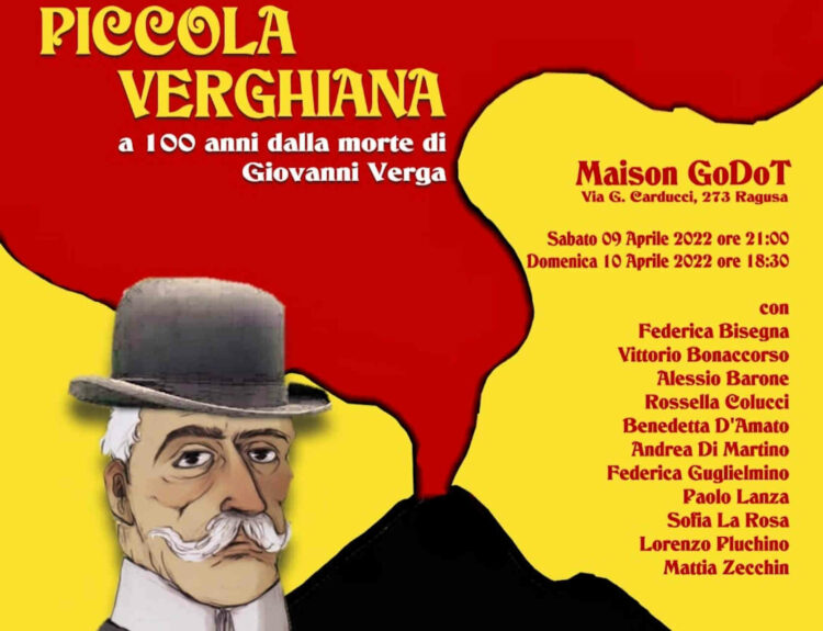 Ragusa, la compagnia Godot omaggia Giovanni Verga nel centenario della morte