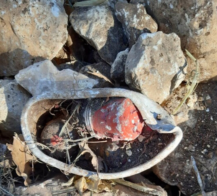 Trovate bombe a mano e munizioni seconda guerra mondiale