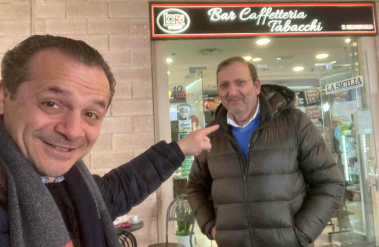 Cateno De Luca: un caffè col sindaco Enzo Giannone, ed ancora siamo all'inizio