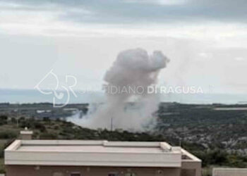 Forte esplosione a Ispica