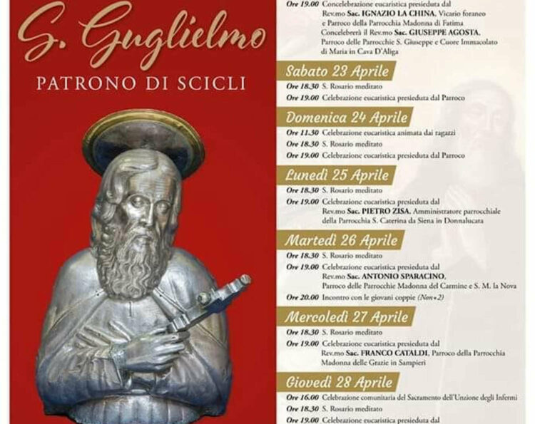 Scicli, domani 29 aprile si festeggia San Guglielmo: uffici comunali chiusi