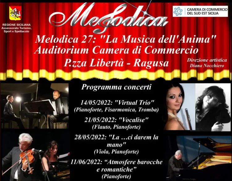 Melodica a Ragusa: da maggio a settembre