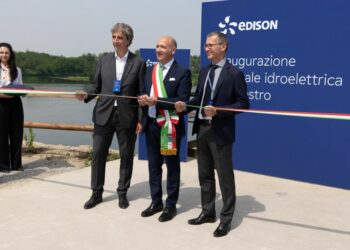 Edison inaugura la nuova centrale idroelettrica di Palestro