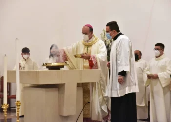 Maria Santissima Nunziata Ragusa, benedizione altare