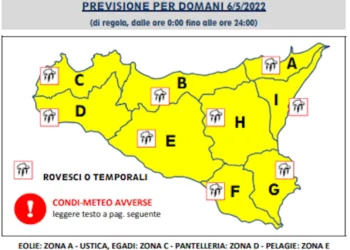 Meteo, protezione civile, allerta maltempo in Sicilia: anche a Ragusa