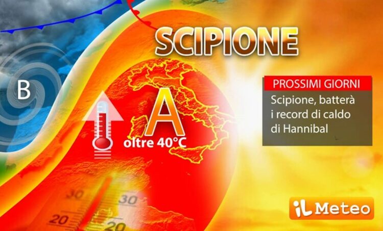 Meteo, arriva l'anticiclone Scipione: caldo con 41 gradi