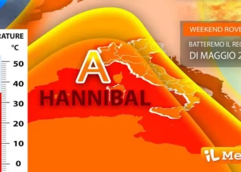 Meteo: weekend di fuoco con Hannibal: caldo record