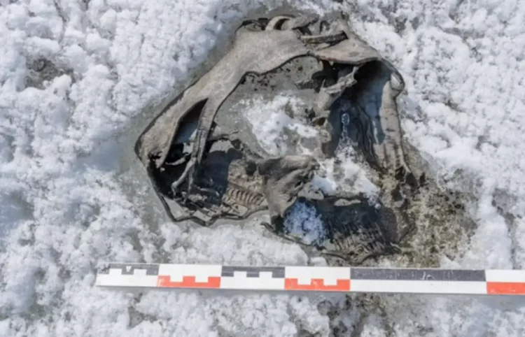 Sandalo di 1700 anni fa trovato tra i ghiacci della Norvegia