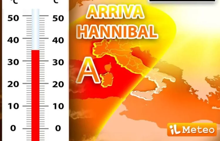 Arriva Hannibal, anticiclone africano con 35 gradi
