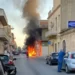 Auto in fiamme a Vittoria