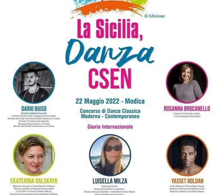 “La Sicilia, danza Csen”: la seconda edizione del concorso al via domenica al Garibaldi di Modica a partire dalle 11