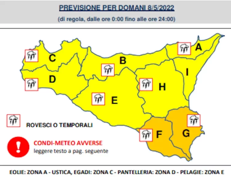 Maltempo, allerta gialla in Sicilia: arancione a Ragusa