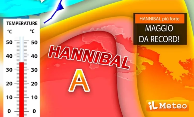 Meteo, weekend di fuoco con Hannibal: 36 gradi