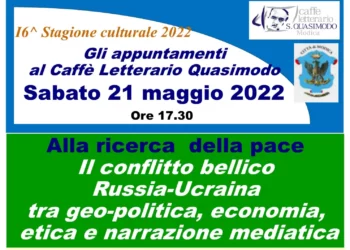 Modica, al Caffè Quasimodo serata dedicata alla guerra Russia-Ucraina 
