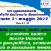 Modica, al Caffè Quasimodo serata dedicata alla guerra Russia-Ucraina 