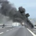 incendio autostrada