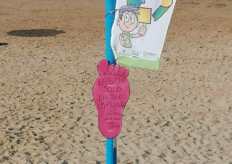 A Marina di Ragusa 'lascia solo la tua impronta'