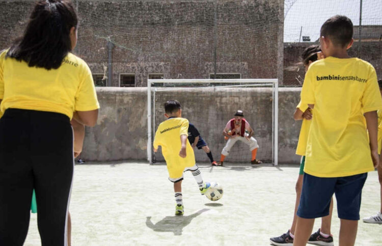 A Ragusa la partita con papà di bambini senza sbarre