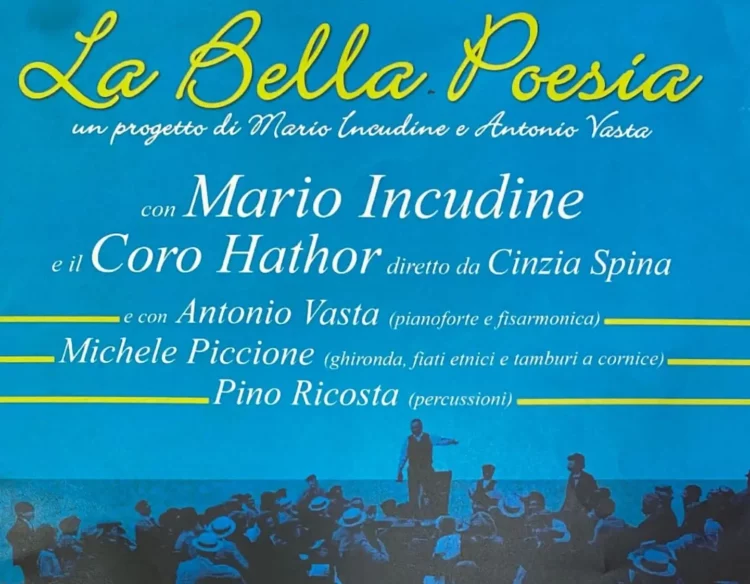 A Vittoria sabato La bella poesia