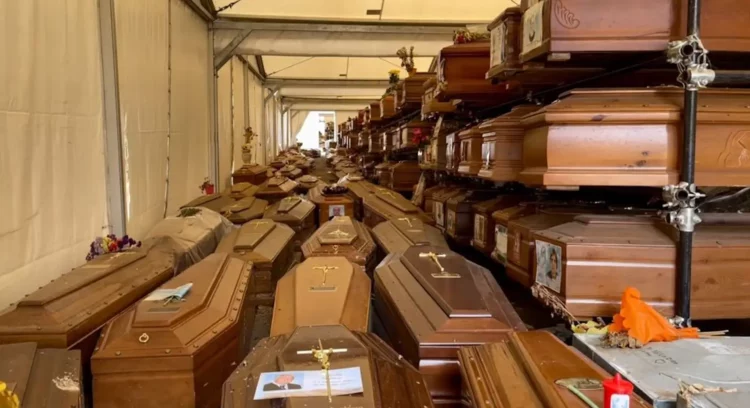 Bara scomparsa al cimitero di Palermo: era sotto la tensostruttura