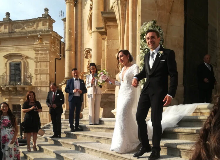 Modica, Alessio e Chiara sposi a San Giorgio