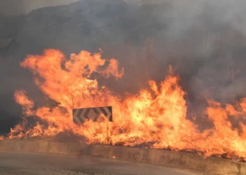Incendio fra ispica e Pozzallo
