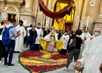 Nativita’ di San Giovanni Battista a Ragusa, da domani le iniziative del triduo. Ieri la processione eucaristica