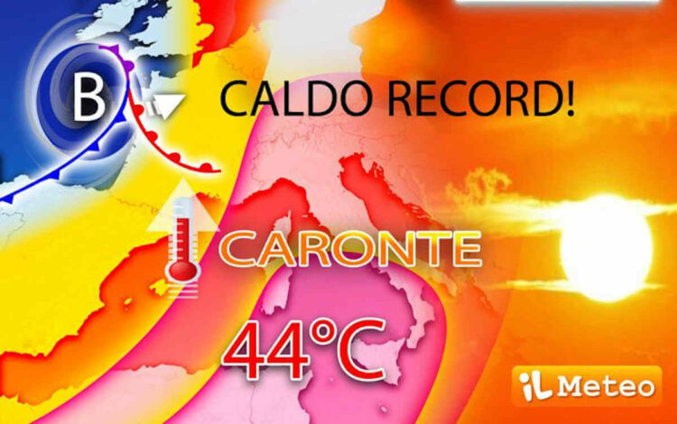 Meteo, caldo record di Caronte per almeno 10 giorni