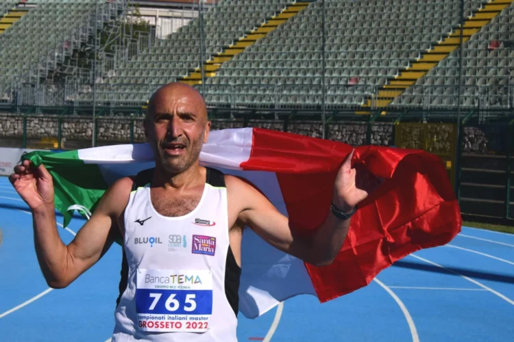 Modica, Giorgio Adamo campione italiano 5000 metri M50 VIDEO