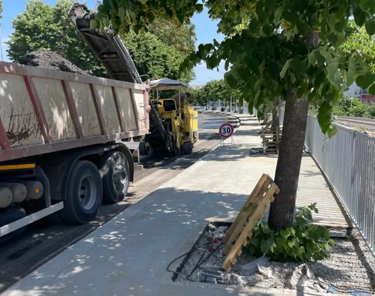 Ragusa, proseguono lavori in via Colajanni FOTO